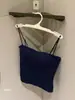 2201 Camisola Chaleco de Chica Caliente 2026 Nuevo Estilo Francés Primavera/Verano Temperamento Adelgazante Bodycon Versátil Base Integrada con Copa Capa Base