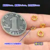 Prata Esterlina S925 Banhada a Ouro Onda d'Água Nuvem Auspiciosa Espaçador Anel Fechado Brinquedo de Cristal Corda de Mão Trançada Colar Acessórios DIY