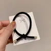 Goma para el pelo coreana Dongdaemun, simple, con tapa de cobre negro, elástica anudada, cuerda para el pelo, anillo para el pelo para mujer