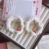 Linda Diadema de Felpa de Kt para el Cabello, Cuerda para el Cabello de Gatito de Dibujos Animados para Chicas Ins, Goma Elástica Dulce para Estudiantes, Accesorios para el Cabello de Pareja, Diadema