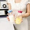 Taza de Paja Ins de Gran Capacidad Resistente a Altas Temperaturas Taza de Vidrio Transparente para Uso Doméstico con Tapa Taza de Agua para Uso en Casa y para Recibir Invitados