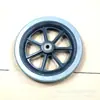Accesorios para silla de ruedas rueda delantera rueda universal 6 pulgadas 7 pulgadas 8 pulgadas rueda delantera pequeña rueda rueda carrito de compras para ancianos neumático sólido rueda pequeña