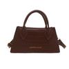 Bolsa de Ombro Estampa Pedra Moderna Feminina Portátil Bolsa Quadrada Pequena 2025 Nova Moda Verão Estilo Simples Texturizada Transversal
