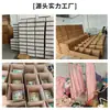 Cesta de flores transfronteiriça rede de saco tecelagem manual fabricante atacado Decoração de jardim boêmia cesta de planta suspensa rede de saco
