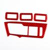 Adecuado para piezas de modificación interior de Volkswagen Tiguan L 17-19 accesorios de decoración de interruptor elevalunas de fibra de carbono