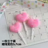 Decoración de pastel para el Día de San Valentín Qixi 2026 adorno de vela de amor en forma de corazón accesorio para insertar tarjeta de confesión de pareja