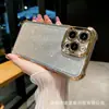 Funda Protectora Anticaídas Espacial Galvanizada para Teléfono Móvil Apple 14Promax 12 Brillo Degradado Iphone15 11