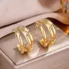 Aretes Son Simples, Clásicos, Aros Lisos, Clips para Orejas de Alta Gama, Unisex, Aretes de Moda y Exquisitos para Parejas, Versátiles y Versátiles