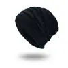 Chapéu Estilo Coreano Tendência Chapéu de Lã Tricotado Inverno Mais Veludo Quente Fio AB Padrão Diamante Pulôver Chapéu Masculino para Exterior WM055