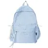 Mochila Escolar de Nuevo Estilo, de Aspecto Elegante, Estilo Coreano, Estilo Ins, Casual, para Viajes, Ligera, con Patrón de Estrellas para Estudiantes