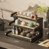Estante de Almacenamiento para Portavasos Estante de Almacenamiento de Escritorio Almacenamiento de Encimera Multicapa Soporte para Tazas de Té Estante de Almacenamiento para Tazas de Té y Agua para el Hogar