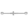 AliExpress comércio exterior de aço inoxidável industrial unha da orelha punção ornamentos uma variedade de orelha longa osso da unha da ponte da orelha prego em estoque