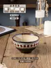 Cuenco de Arroz Cerámico de Alta Apariencia, Vajilla Cerámica para el Hogar, Pequeño Cuenco Creativo Pintado a Mano, Color Bajo Esmalte Personalizado para Postre