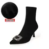 Nuevas Botas Cortas de Gamuza Otoño e Invierno 2026, Estilo Moderno y Sencillo, Tacones Finos, Tacones Altos, Elegantes y Versátiles, Botas Ajustadas