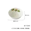 Dinastías Tang y Song Jade Doce Diosas de las Flores Serie de Tazas de Té Pintadas a Mano Kung Fu Juego de Té para Uso Doméstico Colección de Tazas de Té Florales de Pared Delgada