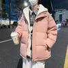Casaco acolchoado de algodão para baixo, casaco acolchoado de algodão para homens, outono e inverno, forrado com lã, engrossado, pão masculino, inverno, jinjiang, casaco acolchoado de algodão