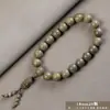 Pulsera de Sandalo Verde Argentino de 8mm con Doble Bucle para Hombres y Mujeres, Cuentas Budistas de Sandalo, Cuentas de Oración, Artículo Cultural, Regalo al por Mayor