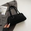 Bolso de hombro vintage con diseño esmerilado para mujer, estilo coreano, estilo nicho, estilo almohada para uso diario, otoño e invierno, 2024
