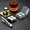 Cubitos de Hielo de Acero Inoxidable de Alta Calidad y Alto Brillo, Piedras de Hielo Metálicas, Cubitos de Hielo de Congelación Rápida de Grado Alimenticio Reciclables, Disponible para Dropshipping