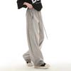 Pantalones Deportivos Casuales Rayados Rosas Estilo Retro Americano para Mujer 2026 Otoño Tendencia High Street Holgados Rectos Caída Sudadera