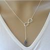 Moda Novo Colar Feminino Ajustável Pequena Mão Clavícula Corrente Distintivo Lucky 8-Caractere Fátima Mão Pingente Colar