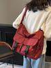 Bolsas de Mujer Transfronterizas Invierno 2026 Nuevo Estilo Coreano de Moda Bolso Tote de Gran Capacidad Bolso de Hombro Versátil para Estudiantes que Asisten a Clase