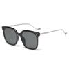 Gafas de sol coreanas ins de montura grande para mujer de alta calidad anti-ultravioleta adelgazantes para cara grande modernas con fábrica de gafas de sol para miopía