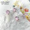Verão novo arco de organza pilha broca gelo através do método de fertilizante doce estilo cor sólida nail art pilha broca decorações