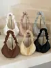 Bolsa Tote Casual Plissada Estilo Coreano Shuai Mi Jia, Modelo Novo 2026, Elegante e na Moda, Bolsa de Ombro Retrô para o Dia a Dia para Mulheres