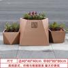 Caixa de Flores para Pátio com Assento Banco de Aço Inoxidável com Grade Combinado de Calha para Flores Assento Divisório de Varanda Caixa de Plantio de Ferro Forjado Suporte para Flores