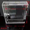 Caja de Opiniones Transparente Frosted de Acrílico con Cerradura Ultradelgada Montada en Pared Caja para Billetes Pequeña Caja para Billetes de Desecho Caja para Documentos de Reciclaje