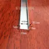 Perfiles de Aluminio Canal en U Borde de Aluminio Ancho Interior 3 5 6 8 10 12 18 Ranura para Tarjeta de Fijación de Vidrio Engrosado
