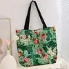 Amazon más vendido moda simple serie de estampado completo bolsa de lona bolsa de compras bolso de hombro tote fabricantes al por mayor
