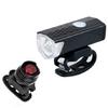 2255 faro de bicicleta transfronterizo carga USB ajustable de tres velocidades faro de ciclismo nocturno juego de luz trasera equipo de bicicleta