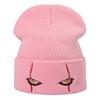 Pennywise ojos aterradores ojos de payaso de terror gorro de punto jersey cálido gorro hip hop gorro de lana