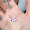 Collar de Unicornio Beibei de Ensueño para Mujer, Cadena para Clavícula con Colgante de Lujo Ligero de Nicho Ins de Gama Alta, Regalo para Novia