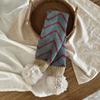 Bufanda para niños, moda de otoño e invierno, nueva bufanda de lana tejida para bebés, bola de pelo cruzada, bufanda para niños y niñas a juego.