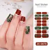 Fábrica Fuente Zhengxiang Película Personalizada de Esmalte de Uñas Navideño Pegatinas para Uñas Copo de Nieve Muñeco de Nieve Árbol de Navidad Pegatinas de Arte para Uñas Oem
