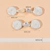 Botón de placa de cheongsam chinoiserie con cuentas de jade, botón rosa, botón retro tejido a mano, botón decorativo chinoiserie para traje Tang, dinastía Han