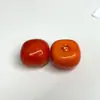 Acessórios Personalizados de Caqui Simulados, Enfeites de Frutas Falsas, Decoração de Sala de Estar Fruta de Caqui Fruta Única Caqui Caqui Ruyi Caqui Simulado