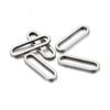 Colgante Geométrico Cuadrado de Acero Inoxidable Hebilla Cuadrada Ovalada Color Dorado Empaquetado Electrochapado 18K Resistente Accesorios para Collar DIY