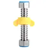 Tubo Corrugado de Acero Inoxidable 304 Manguera de Entrada Antiexplosión de 4 Puntos Calentador de Agua Fría y Caliente Hogareño Entrada Superior Manguera Suave Tubería de Agua Flexible
