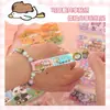 Nuevo Set de Pegatinas para Pulsera Animación de Dibujos Animados Periférico Corazón de Chica Linda Cinta Ins Pegatina Decorativa DIY para Cuaderno