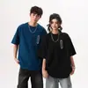 Camiseta Masculina Solona de Secagem Rápida com Manga Curta Verão 2025 Nova Solta Solta Proteção Solar Manga Meia-Manga Camiseta para Casal