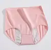 Roupa Íntima Fisiológica para Período Feminino Algodão Antibacteriana Outono Cintura Média Cintura Média Menstruação de Meninas Período à Prova de Vazamento Especial