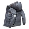 Chamarra de plumón para hombre 2023 nueva corta moda casual ropa de trabajo invierno con capucha abrigo cálido engrosado marca de moda