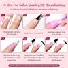 Especial transfronteiriço para unhas de cores misturadas unhas francesas usando unhas remendo nude rosa francês armadura pré-fabricada Coringa atacado