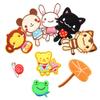Patches de Tecido Bordados, Insígnias Bordadas por Computador, Patches Premium DIY de Desenho Animado e Anime, Patches Decorativos para Roupas de Coelho, Costuráveis
