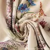 2025 Europeo y Americano Amazon Transfronterizo Verano Nuevo Mujer Talla Grande Casual Estampado Floral Tinta Botón Delantero