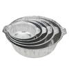 Olla de Papel de Aluminio para el Hogar Personalizada para Camping Olla Desechable Estilo Barbacoa Olla Caliente Caja de Empaque para Llevar Olla Redonda de Papel de Aluminio para Llama Abierta
